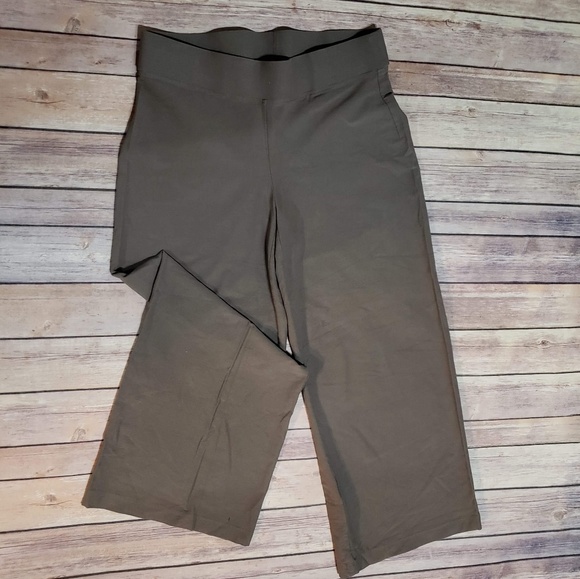 Eileen Fisher Crepe Stretch Crop Wide 